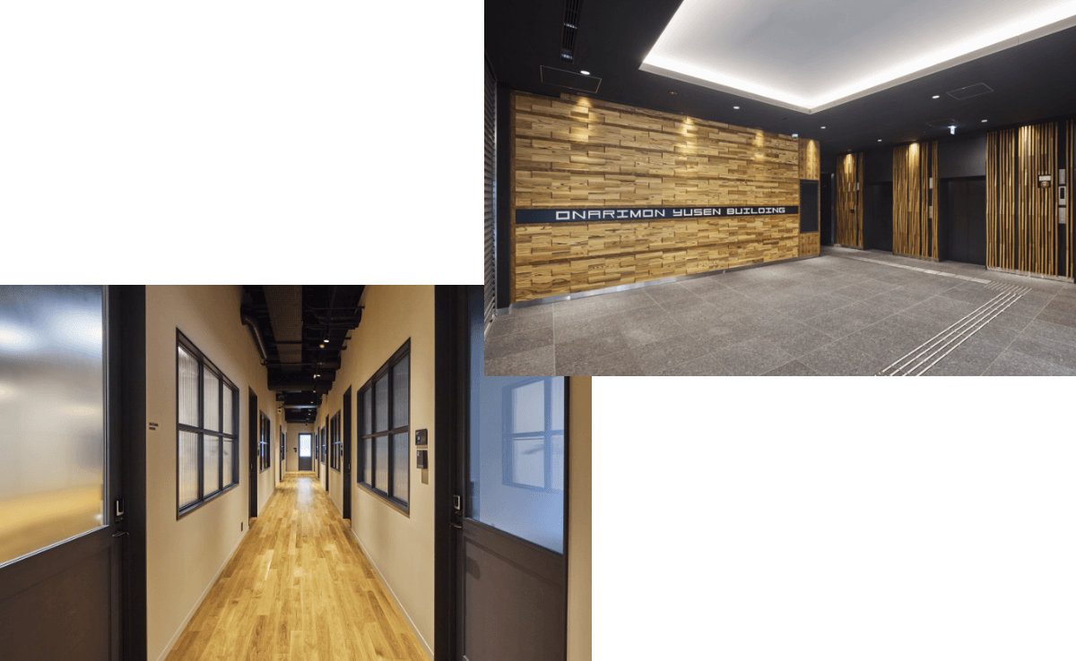 木材使用 エントランス 廊下